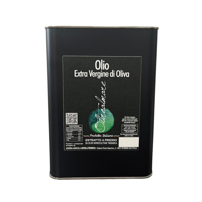 3L Olio Extravergine di Oliva Monocultivar Taggiasca raccolta 2025/2026
