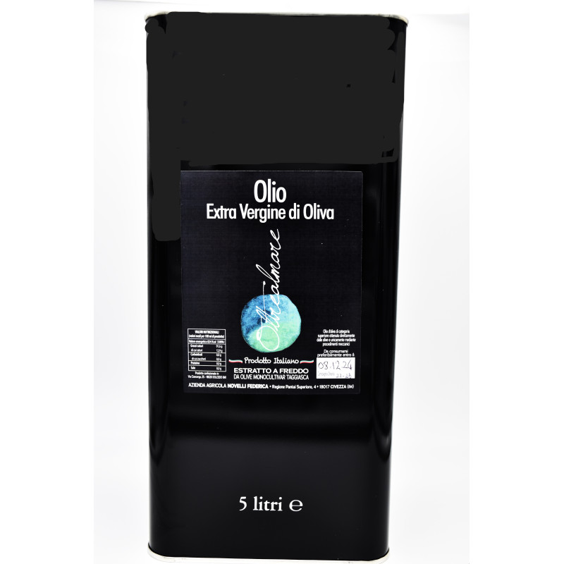 5L Olio Extravergine di Oliva Monocultivar Taggiasca stagione 2025/2026